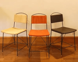 「桐の軽井沢チェア Version2」約2.7kg　Paulownia wood & Iron Chair