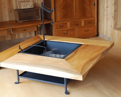 「囲炉裏テーブル」 Japanese Modern Irori fireplce