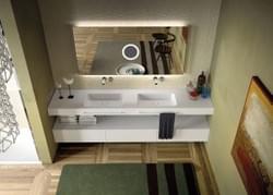 Sign 客製化一體成型人造石面盆檯面組