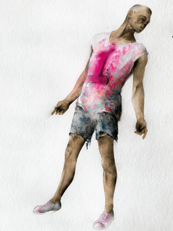 CENTAUR choreography by Pontus Lidberg for Danish Dance Theatre 2020 Costumes Rachel Quarmby-Spadaccini