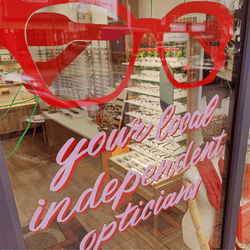A. C. Allan Opticians Front Window