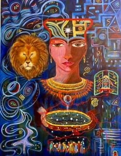 Visionary painting - Color of Woman 