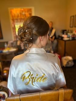 "Bridal hairstyling  service by BfabMobile - professional hair and natural makeup."