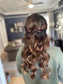 "Bridal hairstyling  service by BfabMobile - professional hair and natural makeup."