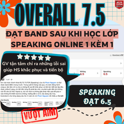 🔥 Trong suốt 6 tháng tham gia khoá Speaking online, GV luôn tận tâm đồng hành, chấm sửa bài kỹ càng giúp bạn HV khắc phục lỗi sai và tiến bộ, rồi đạt band 👏 ======= ▪️Trăm ngàn feedback yêu thương của HS IELTS TUTOR [[https://www.ieltstutor.me/hall-of-fame]  ▪️Một hai feedback thì có thể không tin nếu feedback lên đến hàng ngàn thì còn chờ gì nữa mà không liên lạc IELTS TUTOR ======= • IELTS TUTOR - Luyện thi IELTS ONLINE 1 kèm 1 đảm bảo đầu ra • Hotline: 0905834420 (Điện thoại/Zalo)