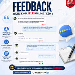 💙 Feedback thật – Động lực thật! Không có gì đáng giá hơn việc nhìn thấy học viên ngày càng tự tin hơn sau mỗi bài làm ======= Trăm ngàn feedback yêu thương của HS IELTS TUTOR https://www.ieltstutor.me/hall-of-fame Một hai feedback thì có thể không tin nếu feedback lên đến hàng ngàn thì còn chờ gì nữa mà không liên lạc IELTS TUTOR ======= • IELTS TUTOR - Luyện thi IELTS ONLINE 1 kèm 1 đảm bảo đầu ra • Hotline: 0905834420 (Điện thoại/Zalo)