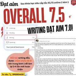 📍Feedback siêu chi tiết của 1 bạn học sinh học lớp Siêu cấp tốc Writing 7.0 và đi thi đạt aim. Với lớp writing 7.0, bạn đã được làm 30 đề và mỗi đề đều được chấm sửa kĩ càng với làm tận 3-4 lần hoàn chỉnh 🥰 ------------------------ 🔥Trăm ngàn feedback yêu thương của HS IELTS TUTOR[ [https://www.ieltstutor.me/hall-of-fame](https://www.ieltstutor.me/hall-of-fame)](https://www.ieltstutor.me/hall-of-fame...) 🔥Một hai feedback thì có thể không tin nếu feedback lên đến hàng ngàn thì còn chờ gì nữa mà không liên lạc IELTS TUTOR ------------------------ 📍IELTS TUTOR - Luyện thi IELTS ONLINE 1 kèm 1 đảm bảo đầu ra 📞 Hotline: 0905834420 (Điện thoại/Zalo)