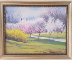 Branch Brook 11" x 14" Oil on canvas, $150