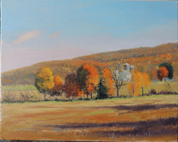 Bellvale Farms 11" x 14" Oil on Linen