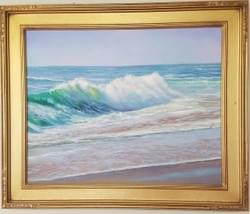 Jersey Breakers 30" x 40" Oil on canvas, $700