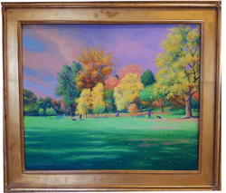 Anderson Park, Montclair 20" x 24" Oil on canvas $300