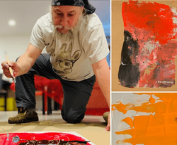 Painting on the floor