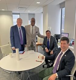 with Steve Forbes, Charles Payne and Joe Concha