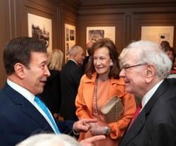 With Lally Weymouth and Warren Buffett