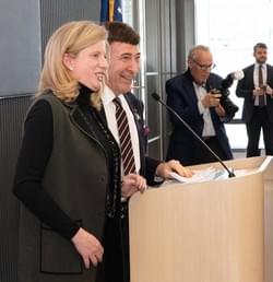 With Police Commissioner Keechant Sewell