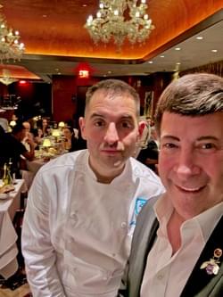 with chef Mario Carbone