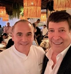 with chef Jean George