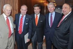 District Attorney Bob Morgenthau, Larry Kudlow, Mark Simone, District Attorney Cy Vance, John Catsimatidis