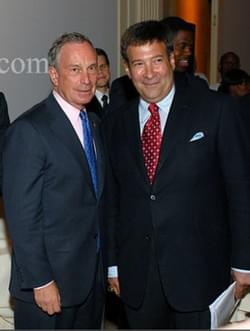 mark Simone and Michael Bloomberg
