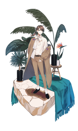 ゲーム会社所属中に企画で使用されたイラスト。ラフなので粗いです。