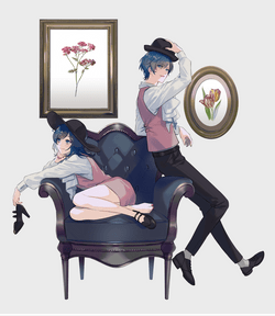 ゲーム会社所属中に企画で使用されたイラスト