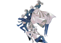 ゲーム会社所属中に企画で使用されたイラスト。ラフなので粗いです。