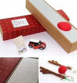 聖誕汽車裝飾鹿角｜包裝設計規劃