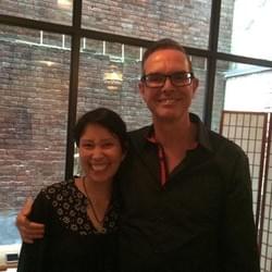 Andrea with international Reiki Teacher Frans Stiene in June 2016