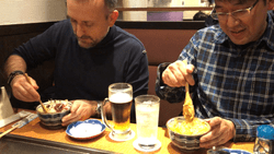 Tokyo - preparando la Okonomiyaki