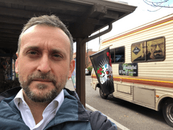 Albuquerque - accanto all' RV di Mr. White