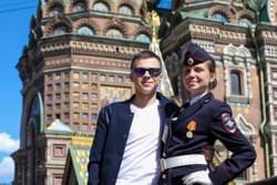 « "9 May, this day is the most important for Russian people because we are proud of our history, our history, second war world, greatest celebration I think. I think that my grandparents wrote a part of the history of this war, I’m just proud." 