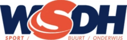 Logo WSDH. Sport, Buurt, Onderwijs.