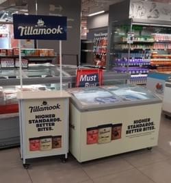 Promotion Counter and Chest Freezer Graphics