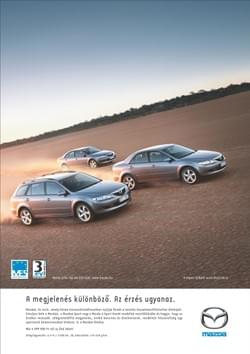 Mazda 6 sajtóhirdetés