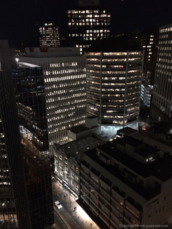 Working late, Wellington