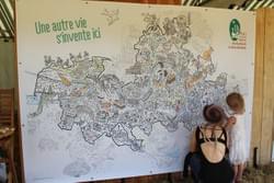 Map for a public event (La petite boîte, 2019)