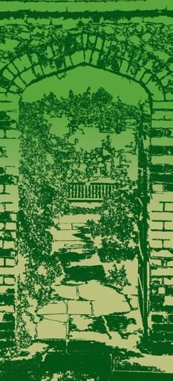 'Martin's garden'. Printed textile