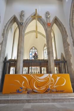 Bradford Cathedral celebration panel