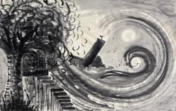 Ducks dream (inkt, A1, 2015)