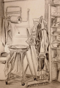 Atelier (A5, potlood, 2016)