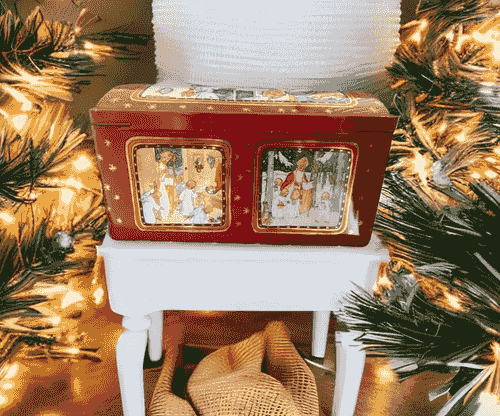 Rare, E. Otto Schmidt German Christmas Gingerbread Box