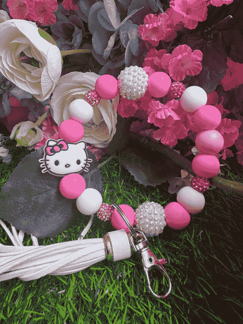 Purrrrr Wristlet keychain