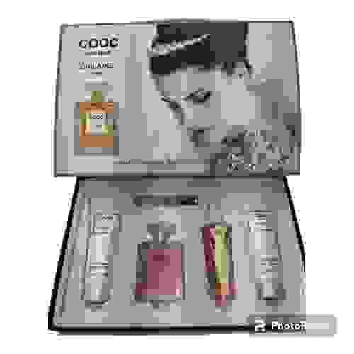 Set de perfume Coco Chanel 5 piezas.