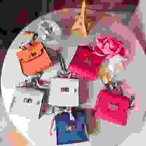 Ultra Mini Kelly Inspired Keychain