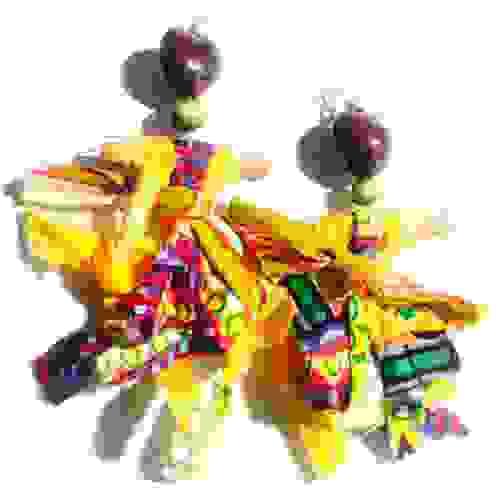 Batik Egungun Doll Eardangle 