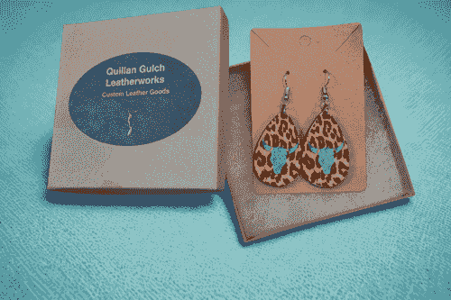 Steer Head Handcrafted Sublimation Earrings
