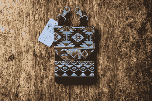 Embossed Leather Hip Bag