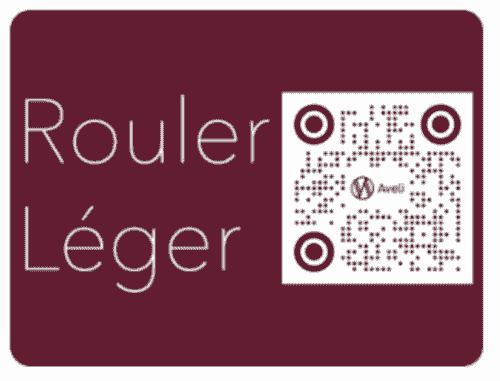 lot de 10 autocollants "rouler léger"