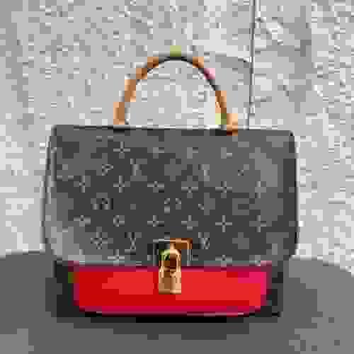LOUIS VUITTON Monogram Colorblock Padlock Bag