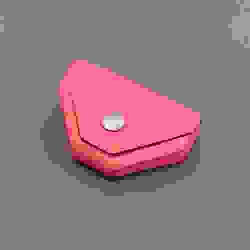 Hermès Leather Triangular Coin Purse